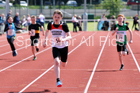 Boys under-13s 200 metres, North Eastern Track and Fields Champs., Middlesbrough. Photo: David T. Hewitson/Sports for All Pics
